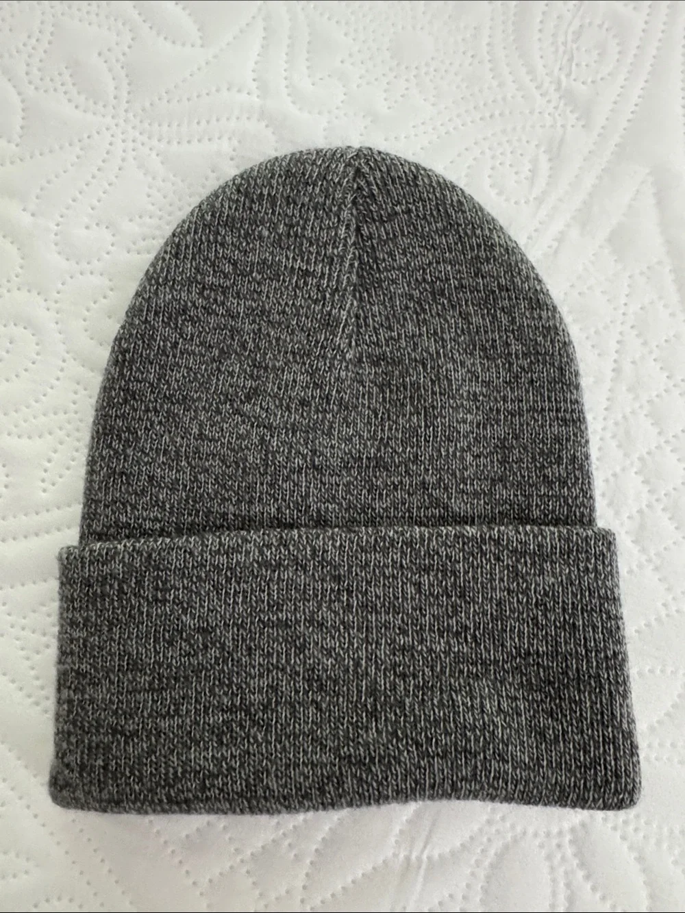 Carhartt Marled Watch Hat Gray Infant Toddler Ribbed Knit Beanie